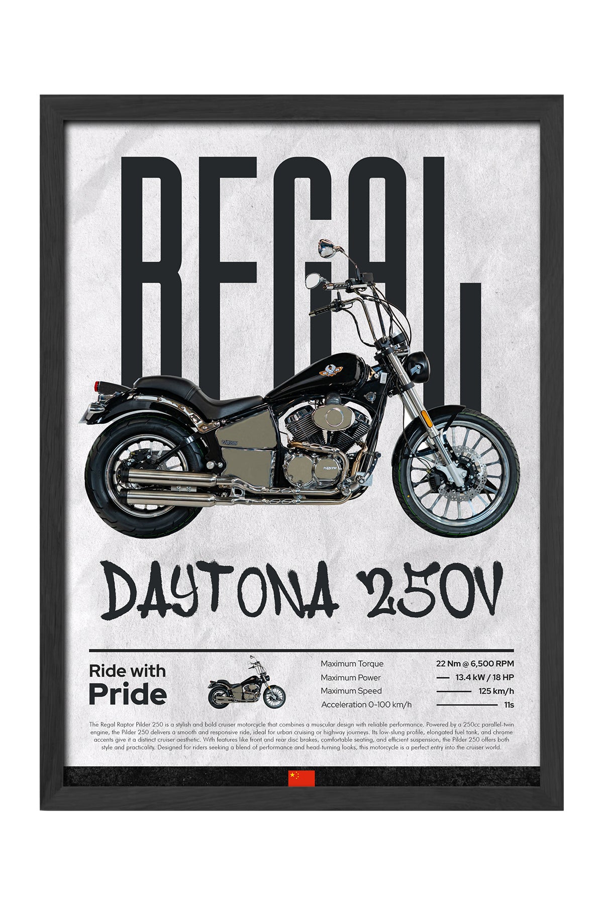 Regal Daytona 250V - tablo