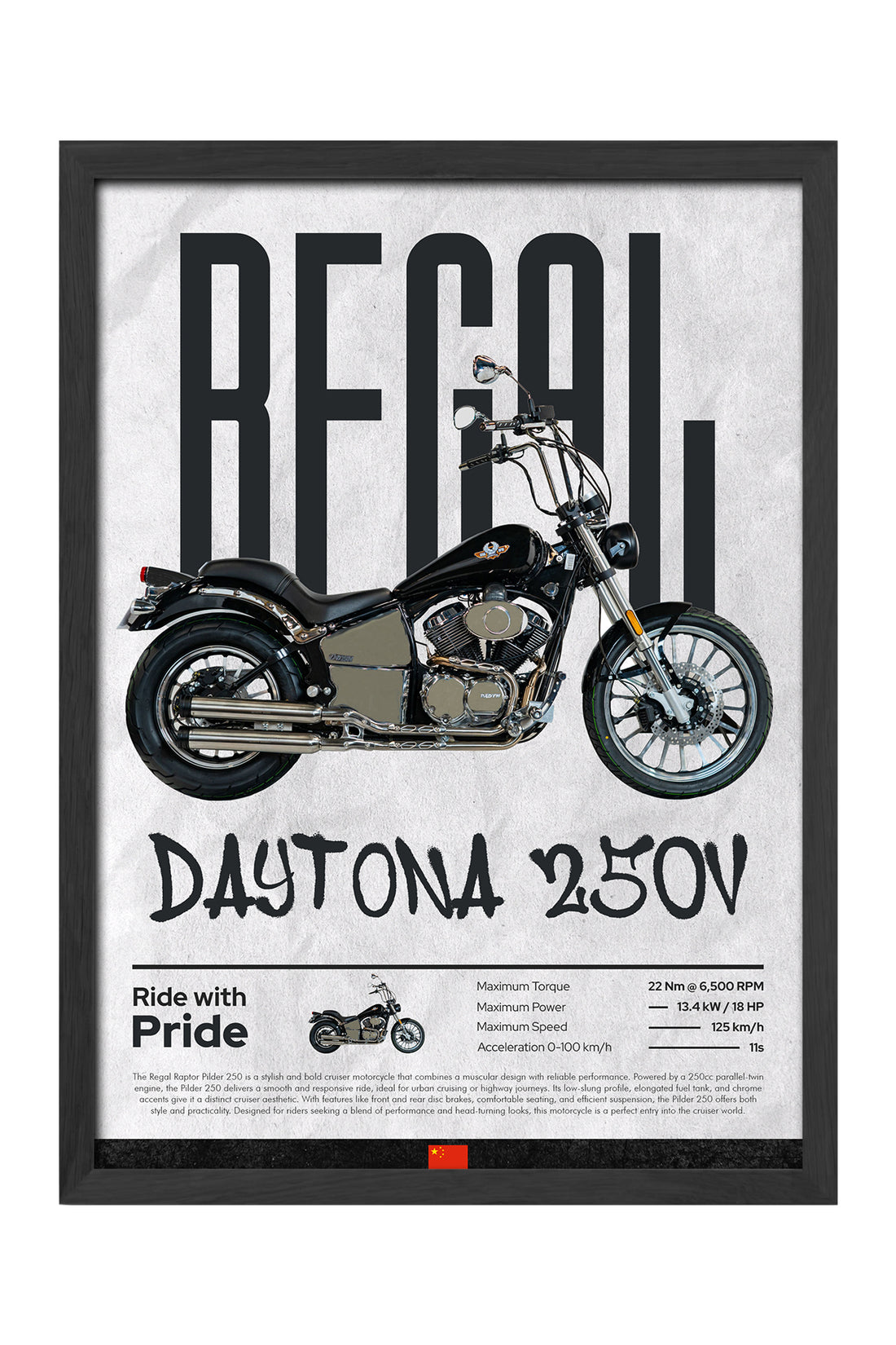 Regal Daytona 250V - tablo