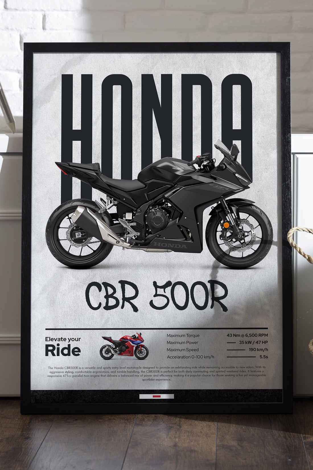 Honda CBR 500R Siyah