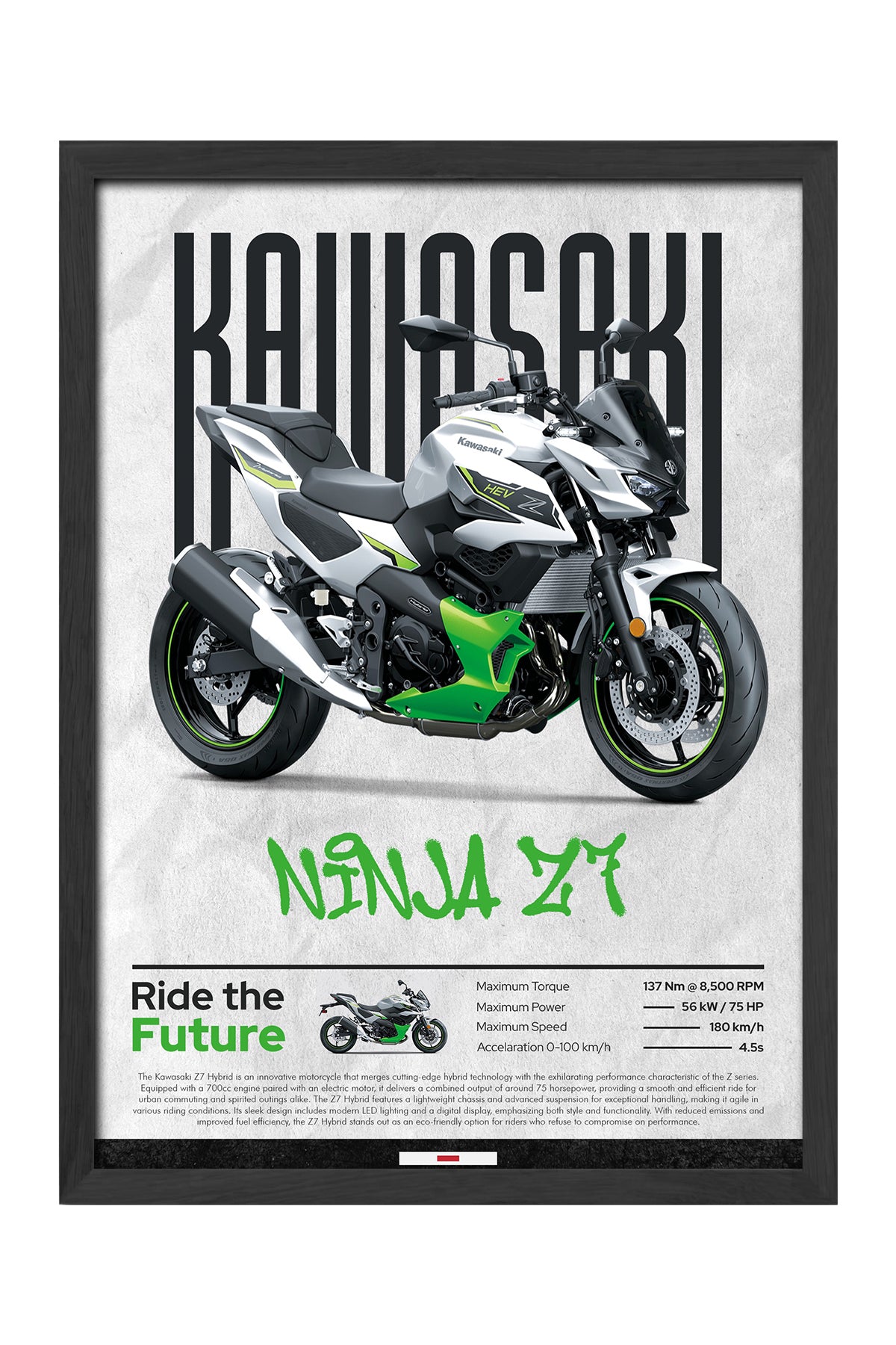 Kawasaki Ninja Z7 - tablo