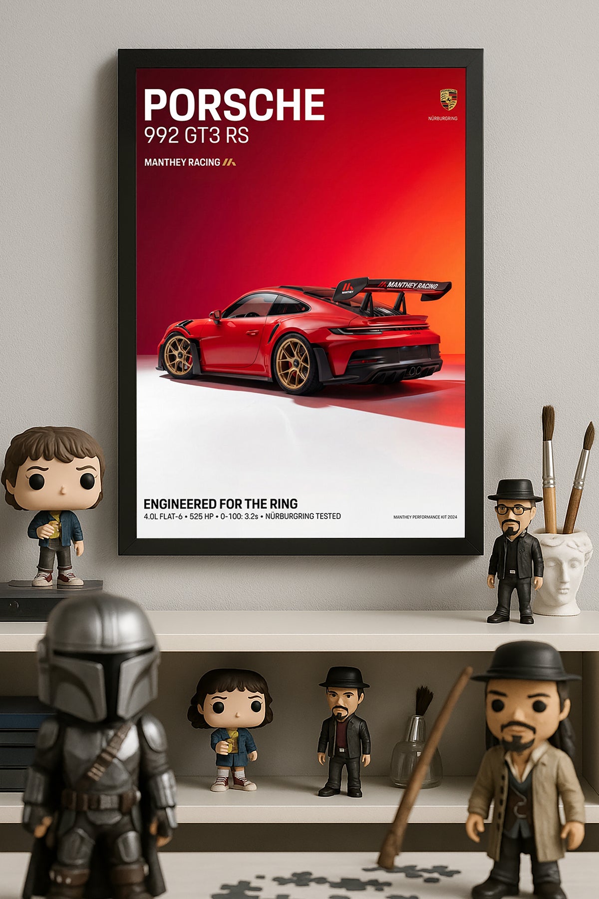 Porsche 992 GT3 RS - tablo