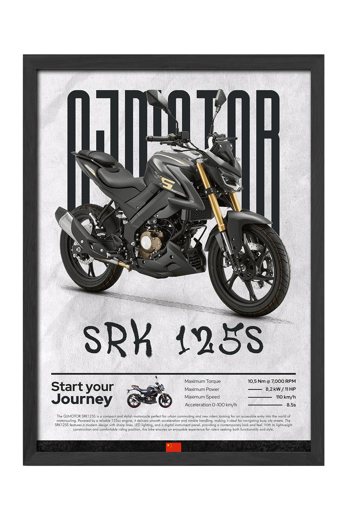 QJ Motor SRK 125S - tablo
