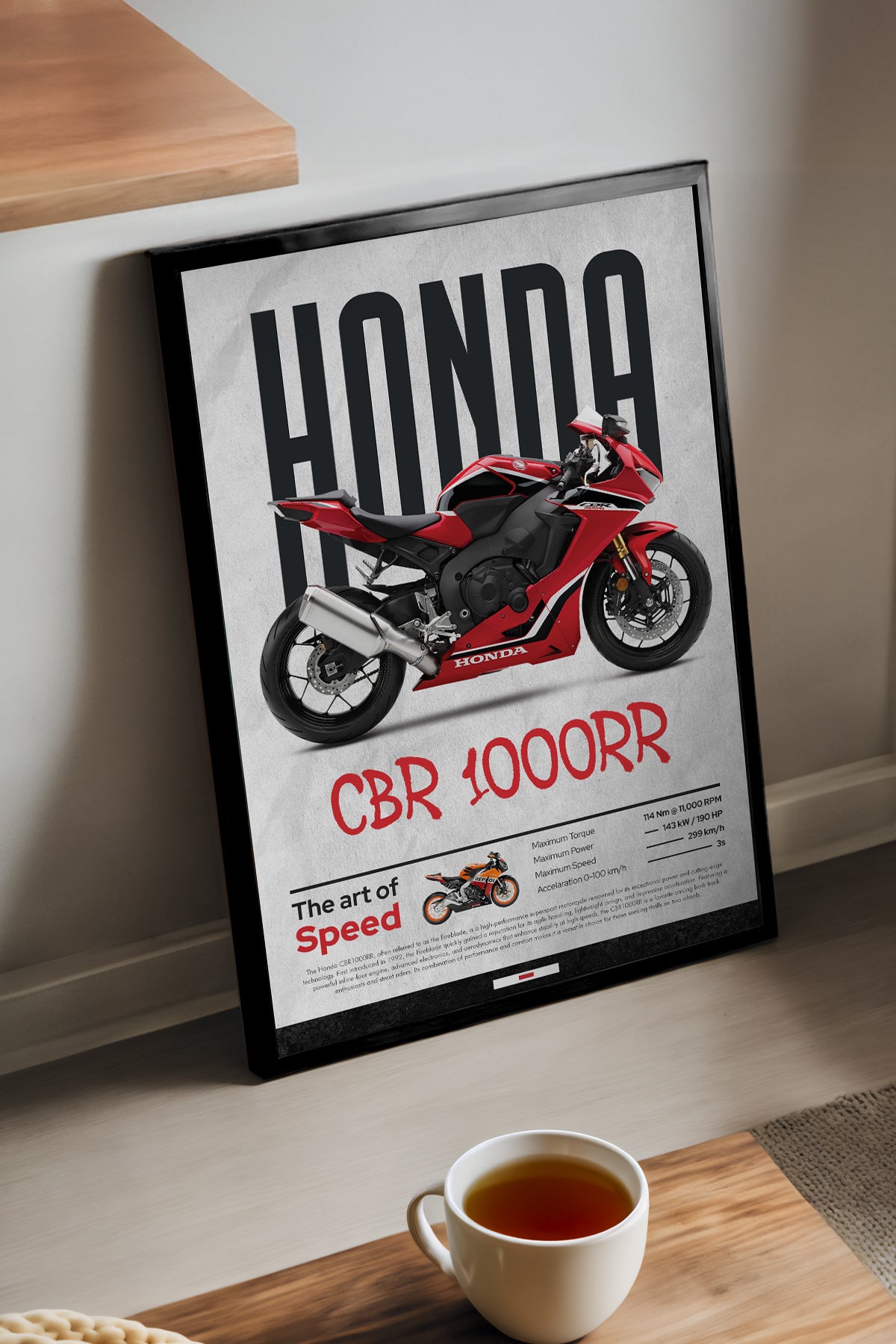 Honda CBR 1000RR - tablo