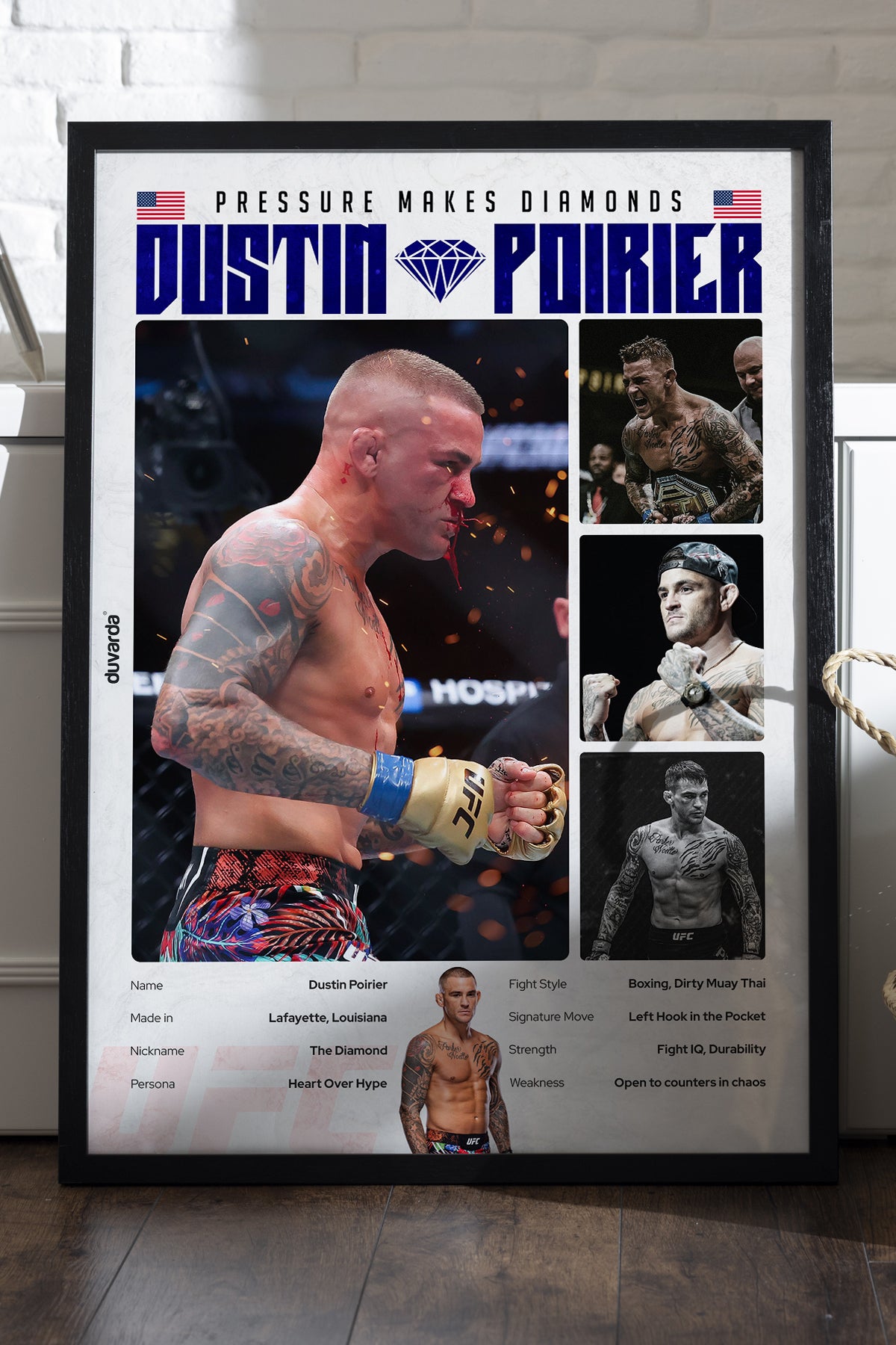 Dustin Poirier UFC - tablo