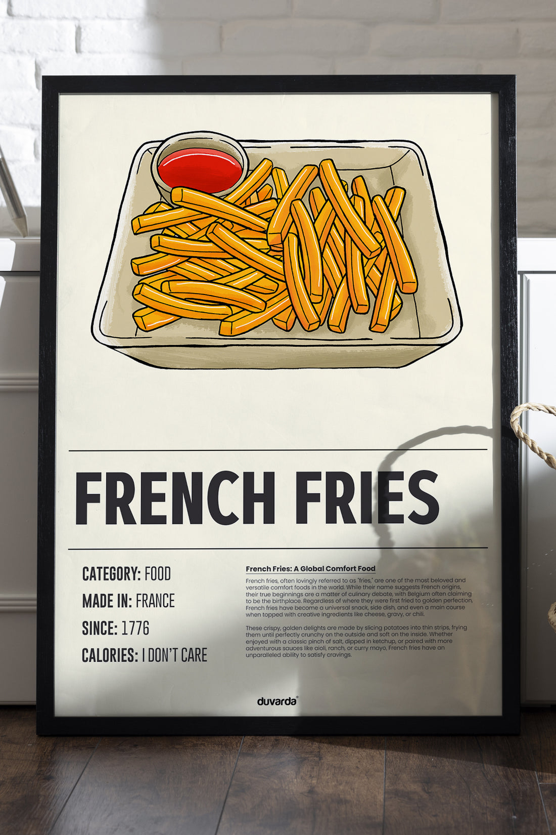 French Fries Siyah