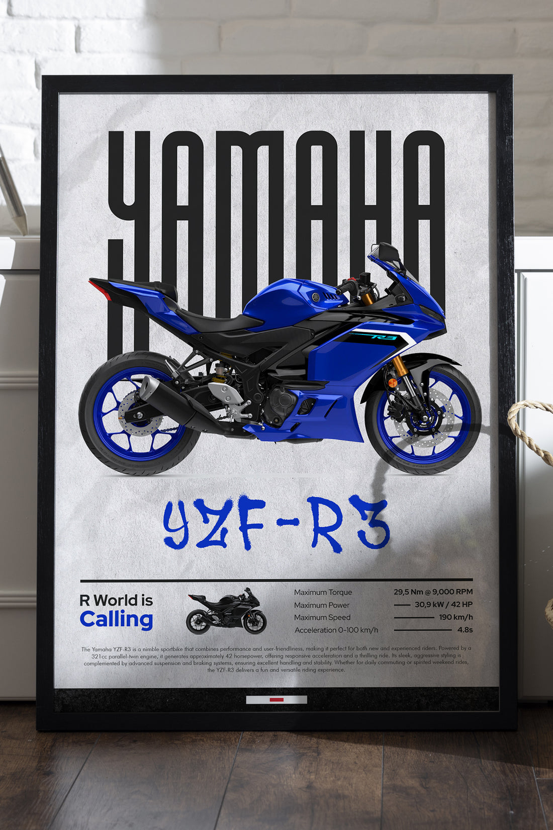 Yamaha YZF-R3 Mavi