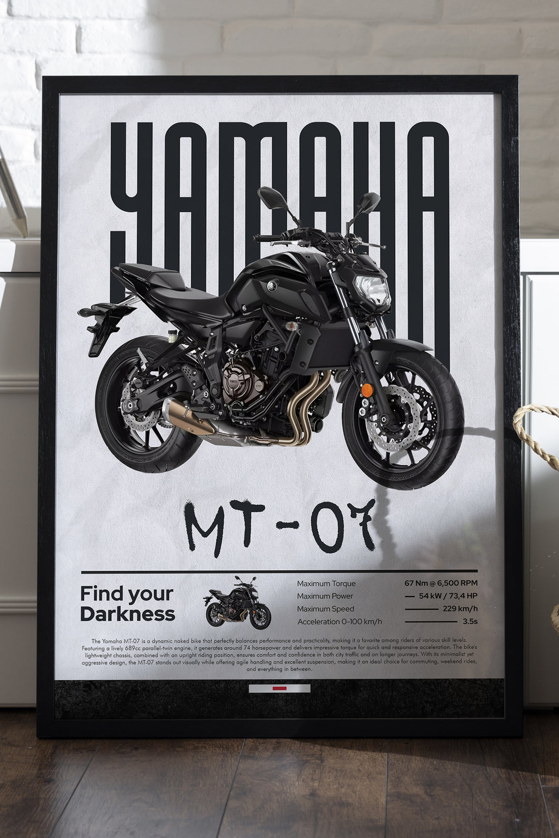 Yamaha MT-07 - tablo