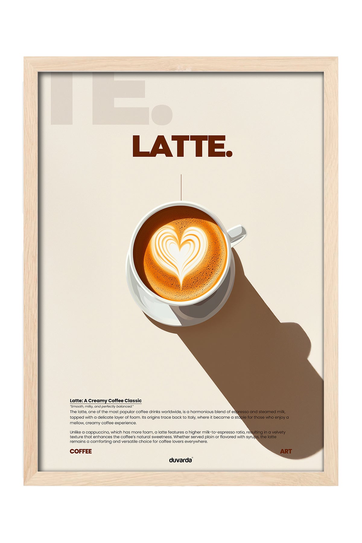 Latte Kahve - tablo