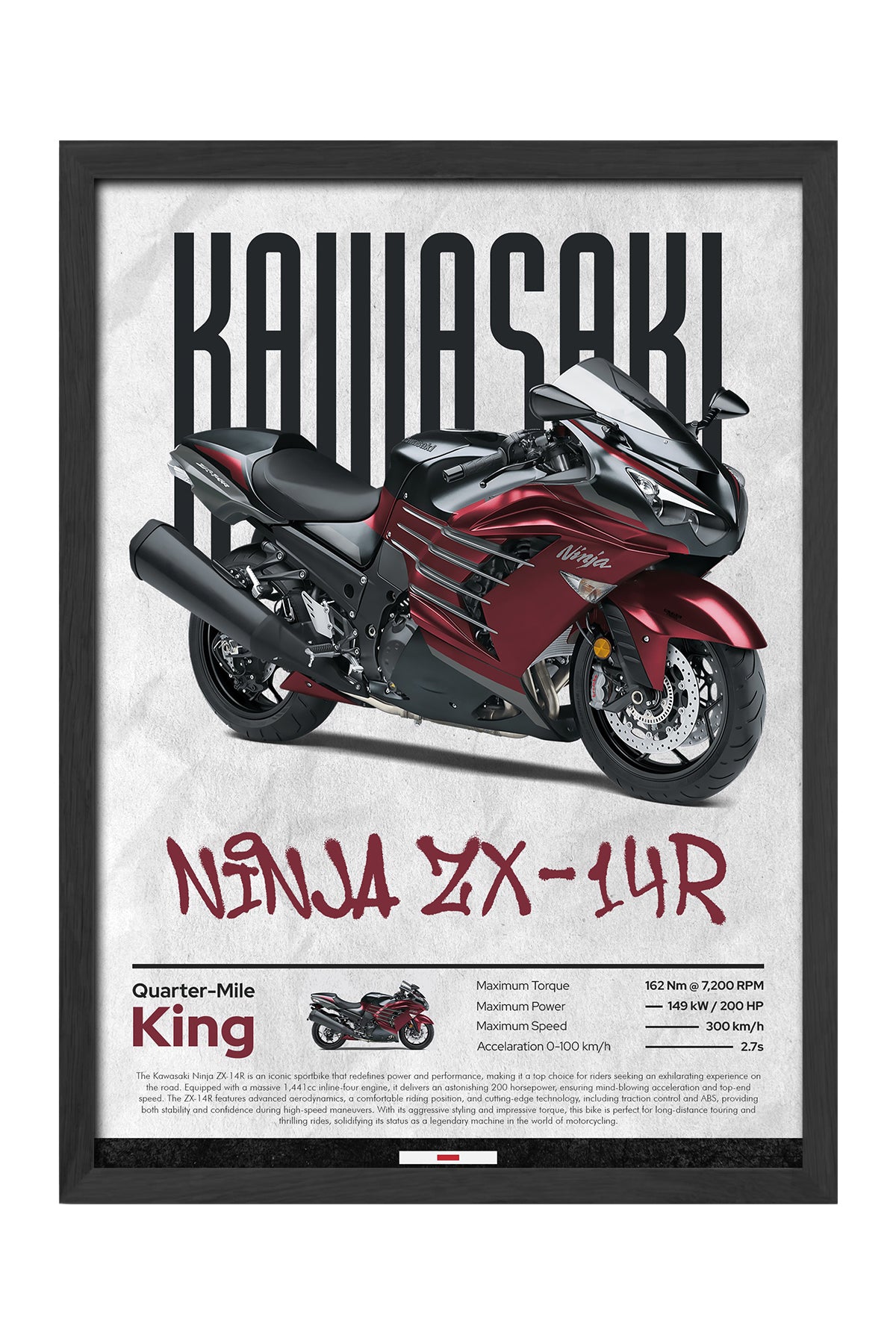 Kawasaki Ninja ZX-14 R - tablo