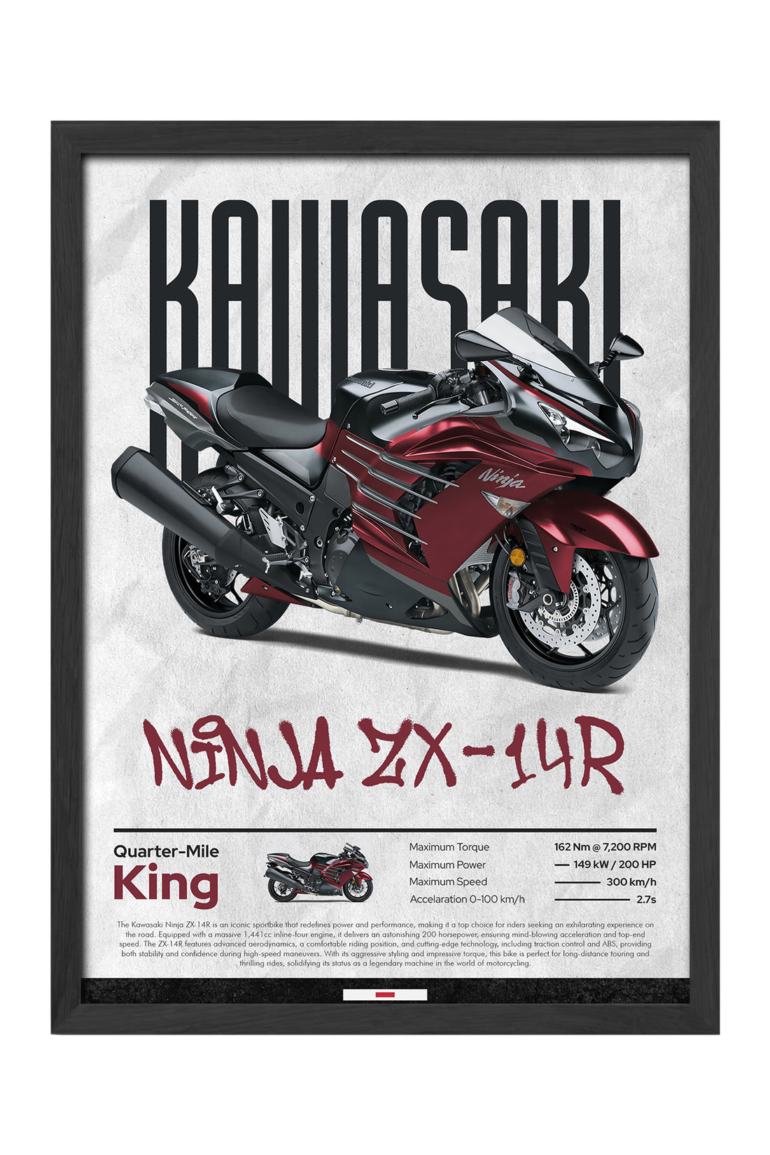 Kawasaki Ninja ZX-14 R - tablo