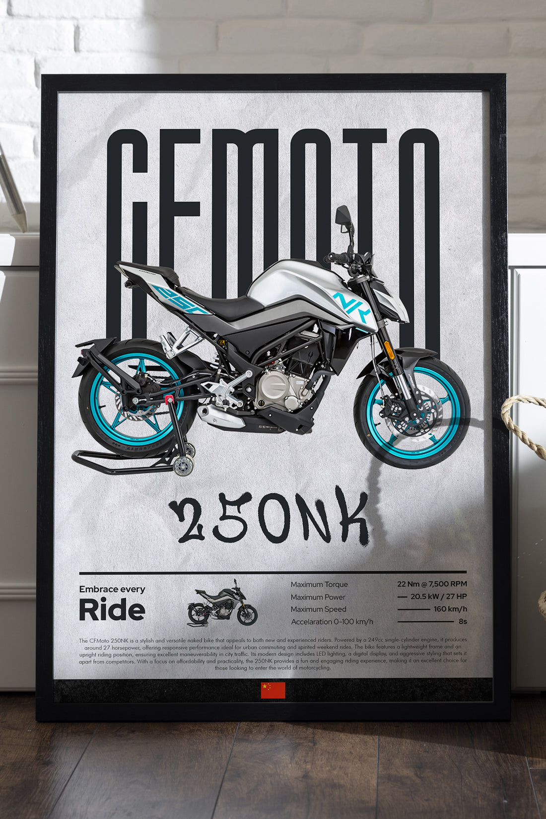 CFMOTO 250 NK Beyaz
