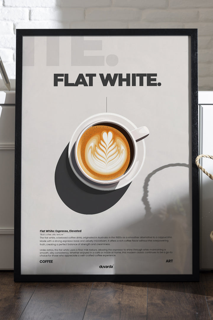 Flat White Kahve - tablo