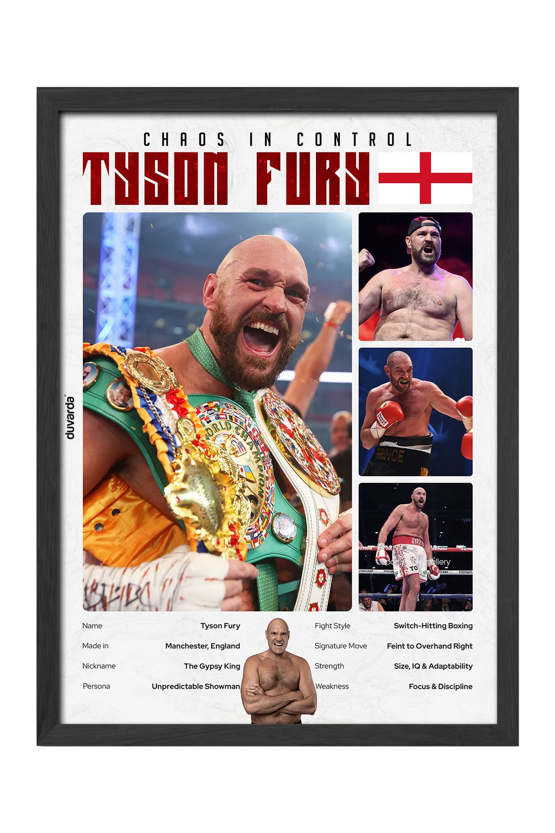 Tyson Fury Boks - tablo