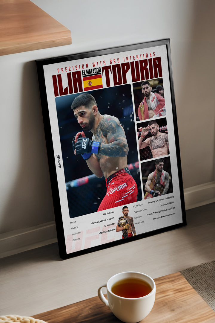 Ilia Topuria UFC - tablo