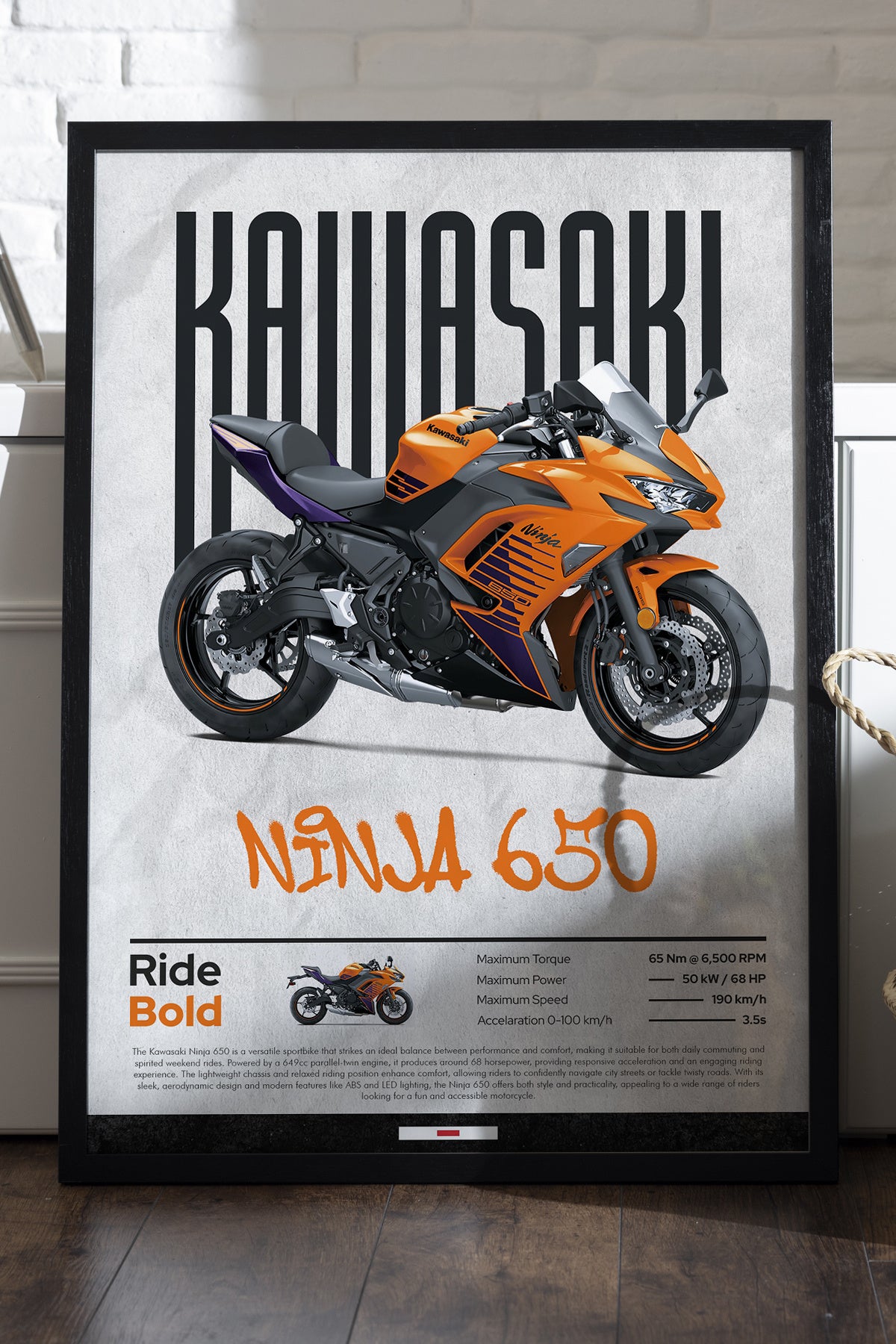 Kawasaki Ninja 650 - tablo