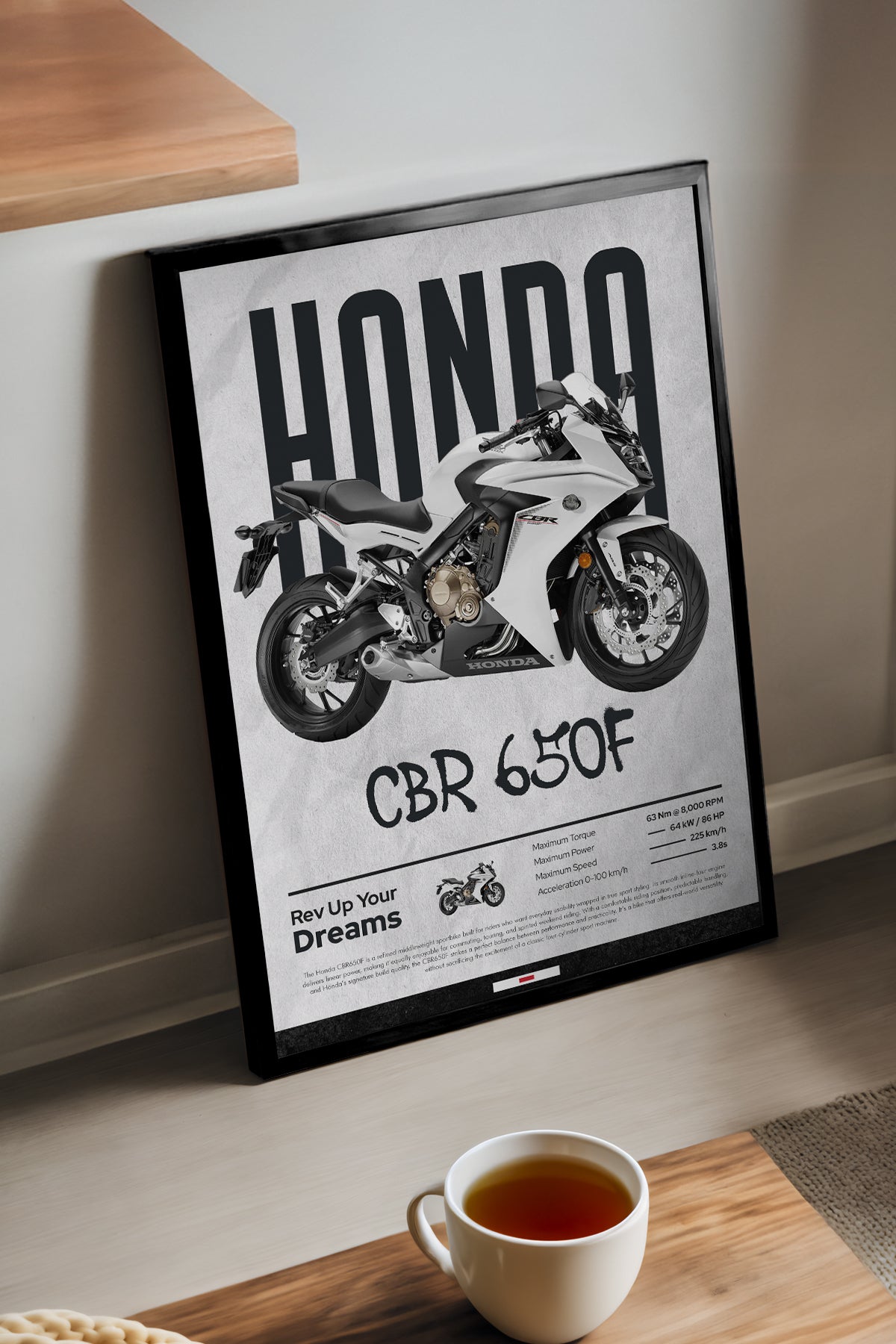 Honda CBR 650F Beyaz