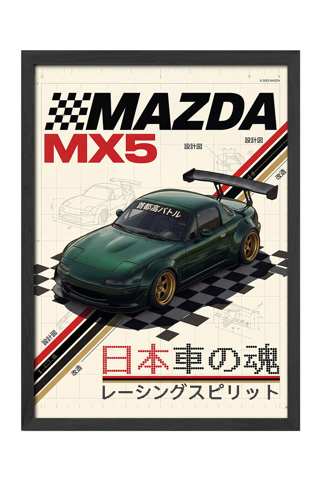 Mazda MX5 - tablo