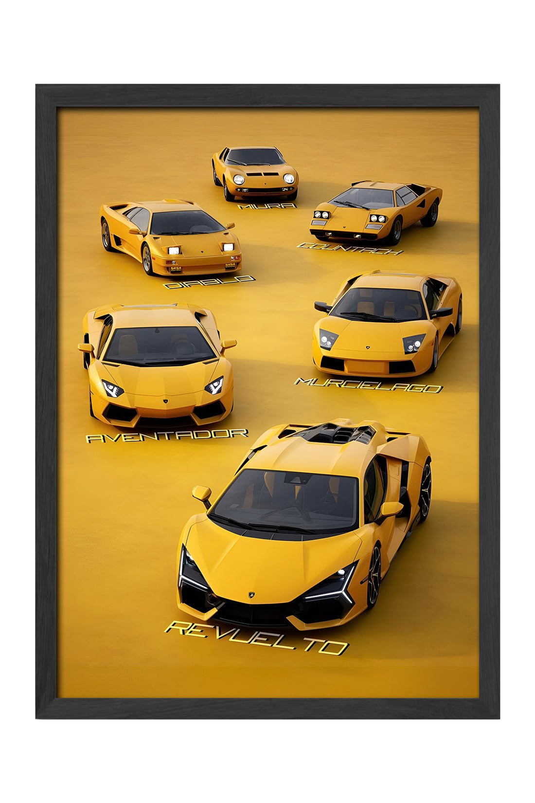 Lamborghini Family Araba - tablo