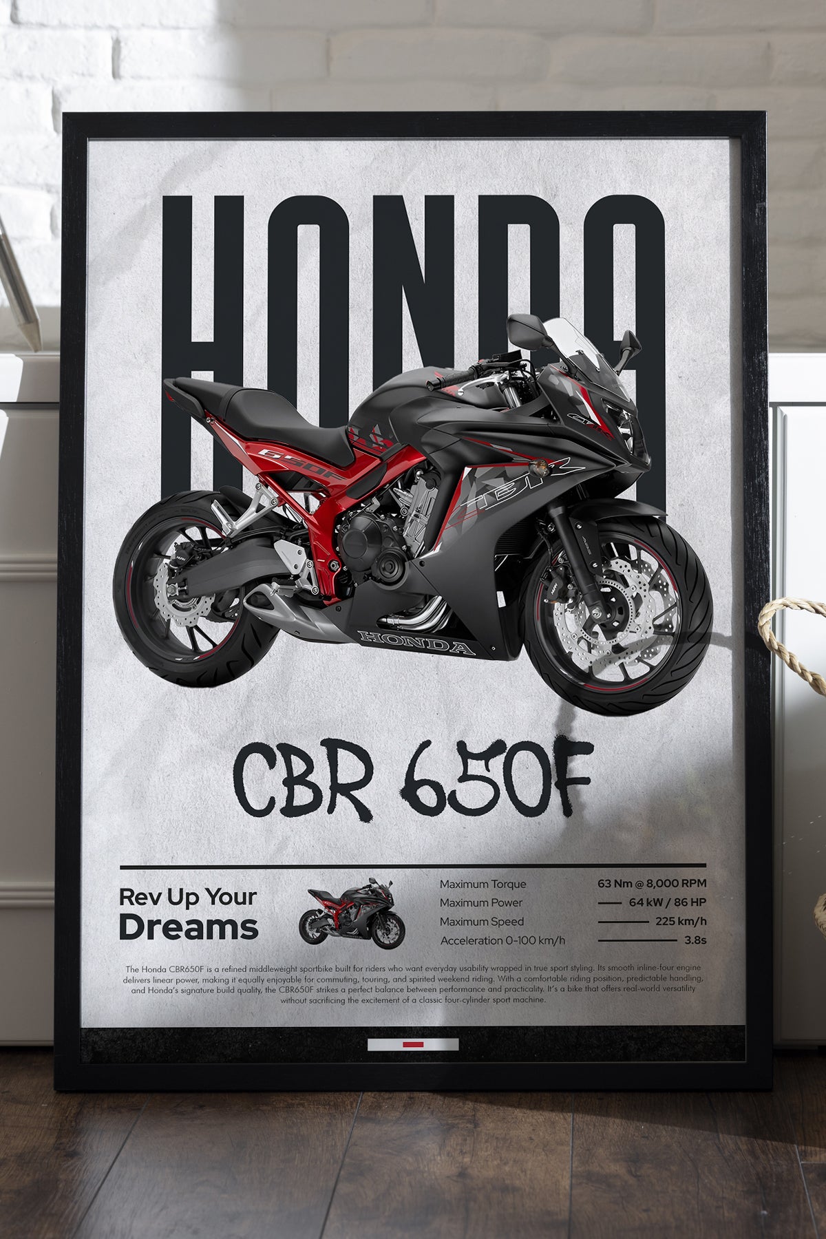 Honda CBR 650F Siyah