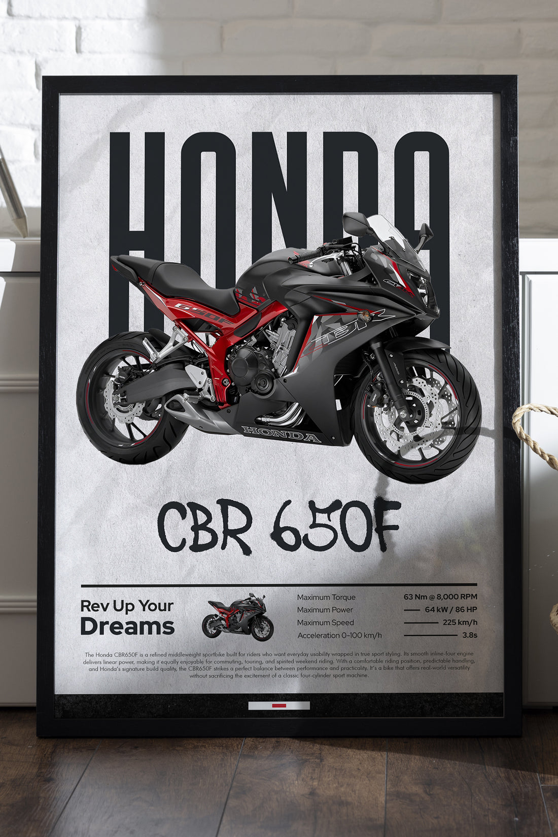Honda CBR 650F Siyah