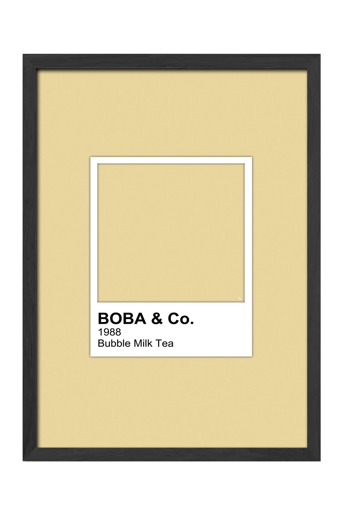 Pantone Bubble Milk - tablo
