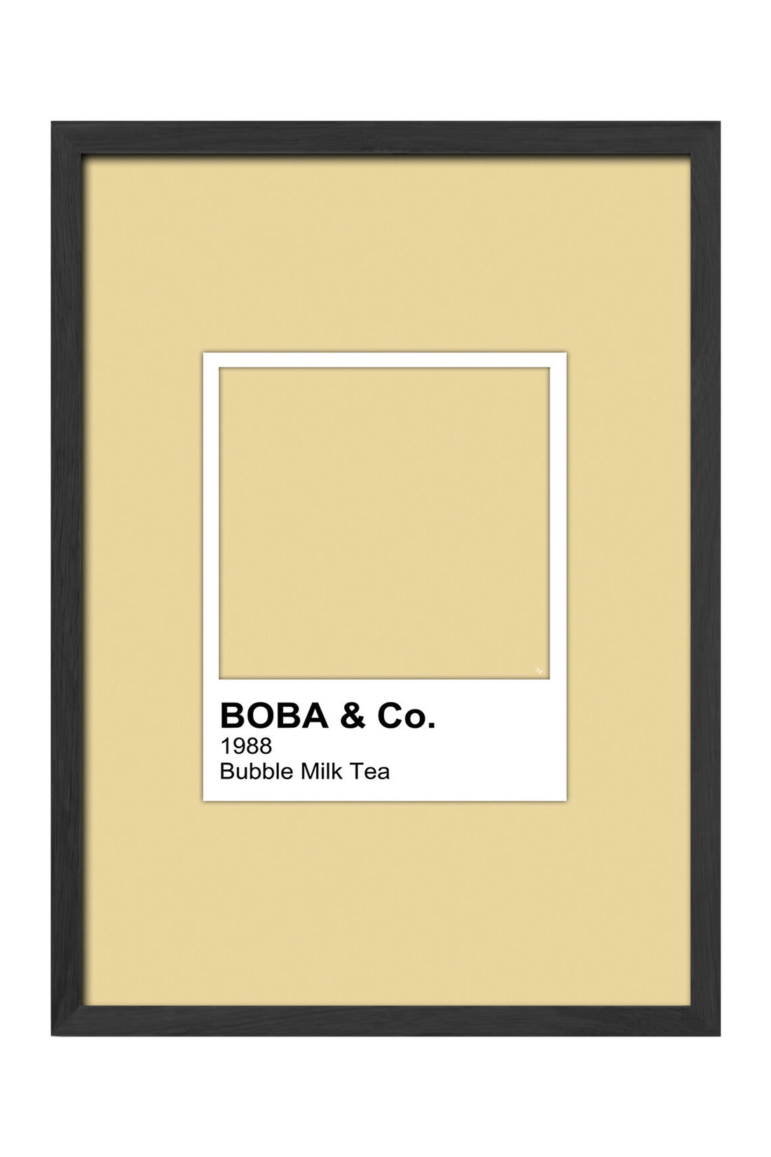 Pantone Bubble Milk - tablo