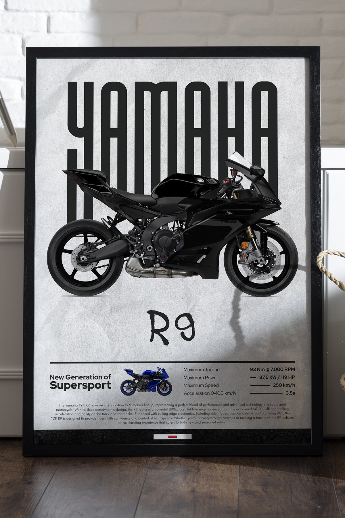 Yamaha R9 Siyah