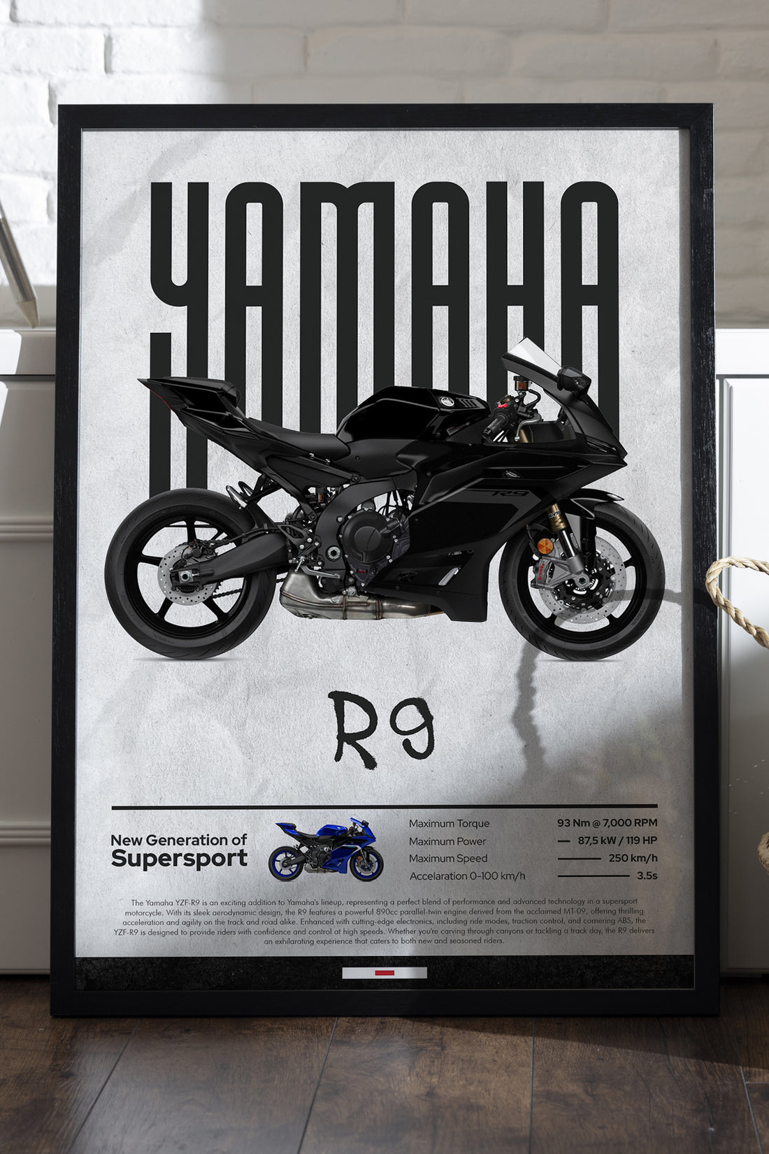 Yamaha R9 Siyah