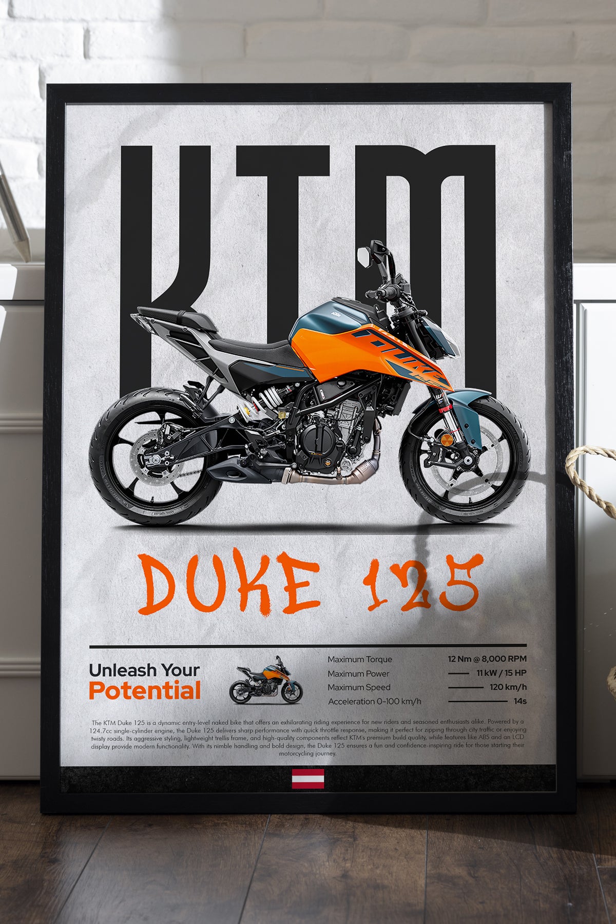 KTM Duke 125 Turuncu