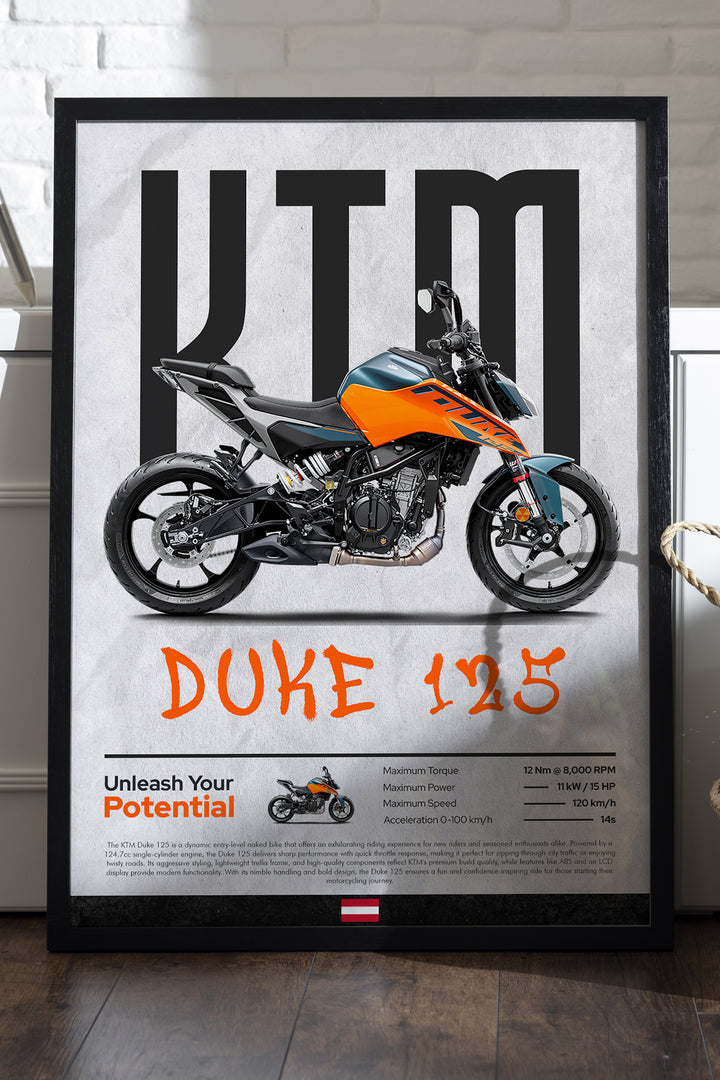 KTM Duke 125 Turuncu