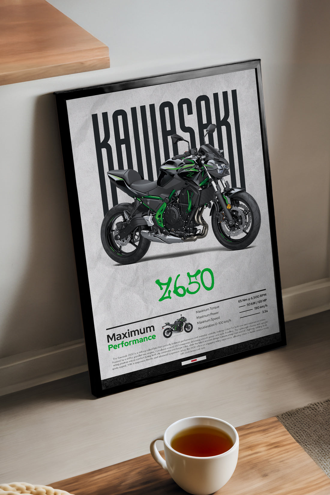Kawasaki Z650 - tablo