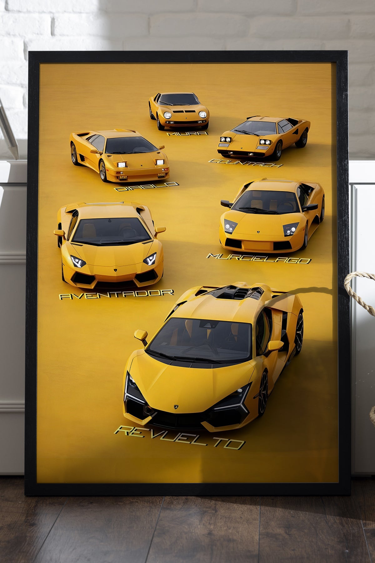 Lamborghini Family Araba - tablo