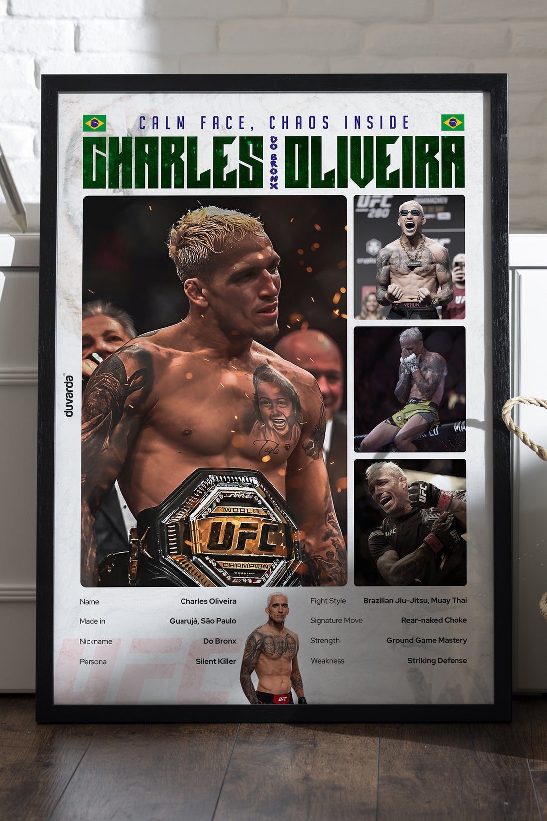 Charles Oliveira UFC - tablo