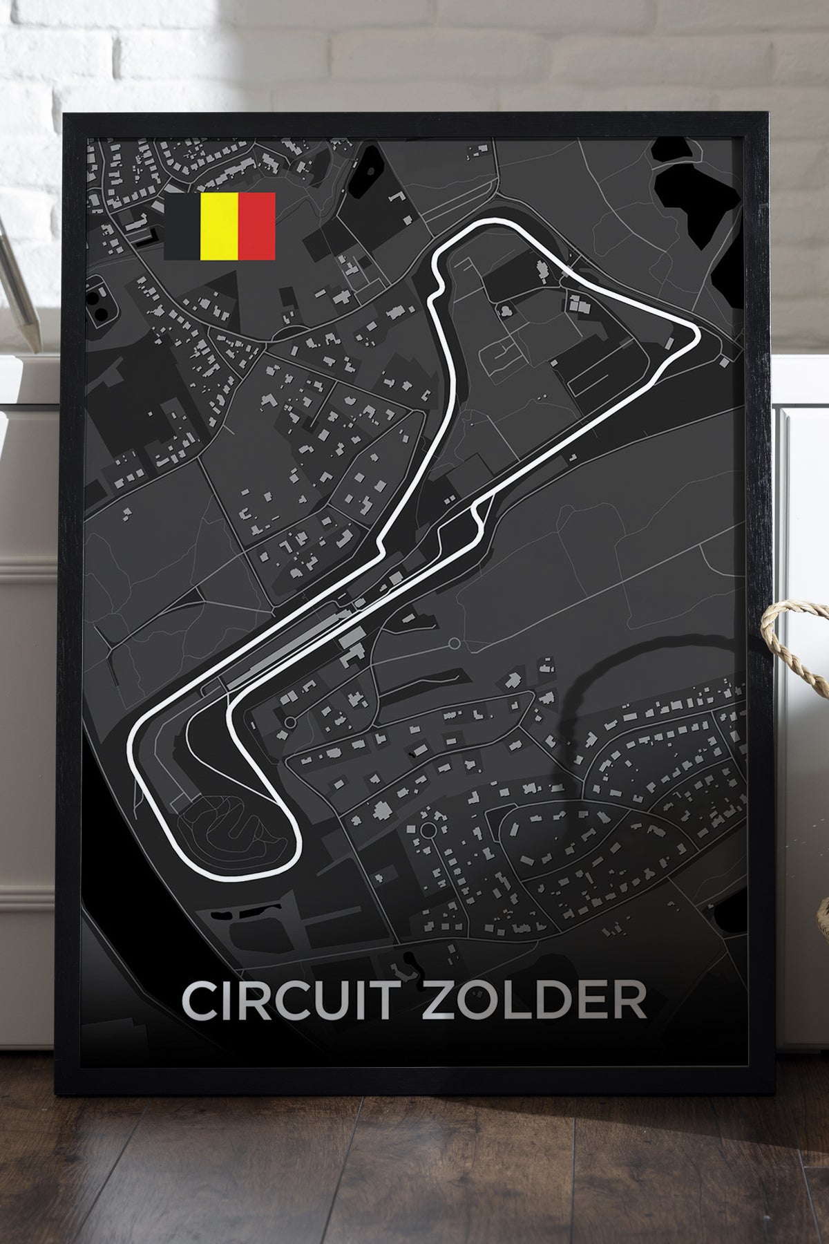 Circuit Zolder Pist Haritası - tablo
