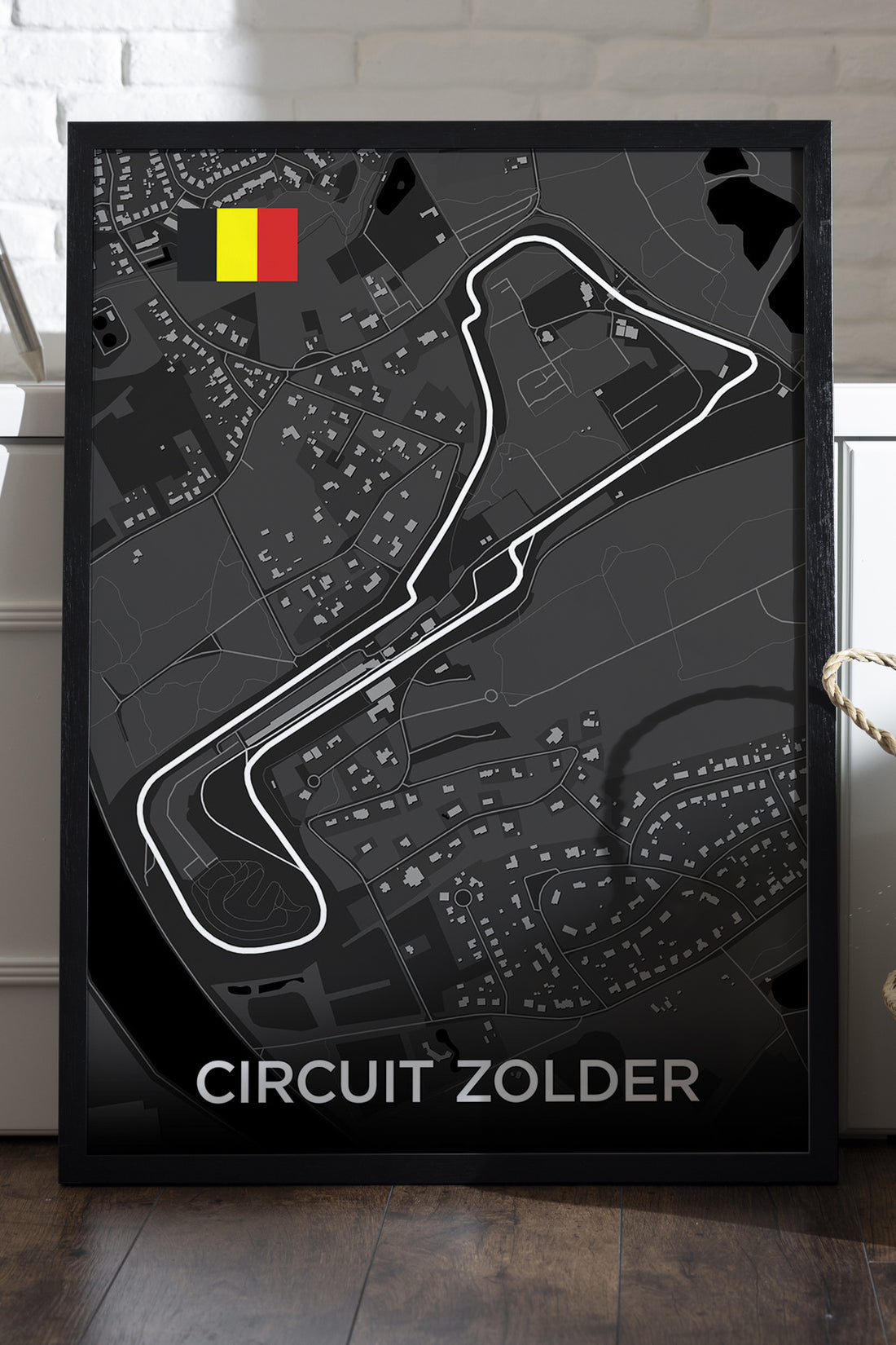 Circuit Zolder Pist Haritası - tablo