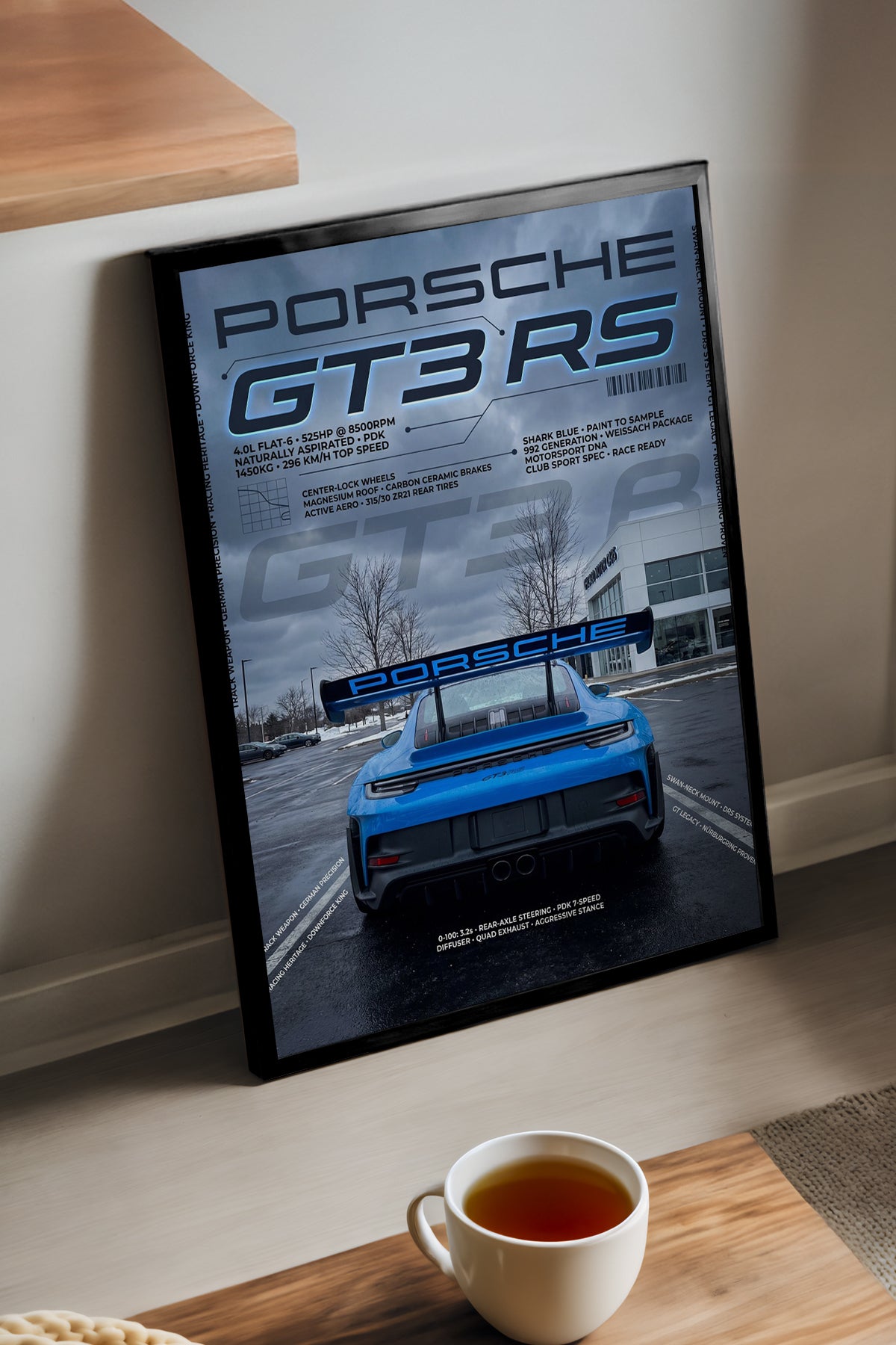 Porsche GT3 RS - tablo