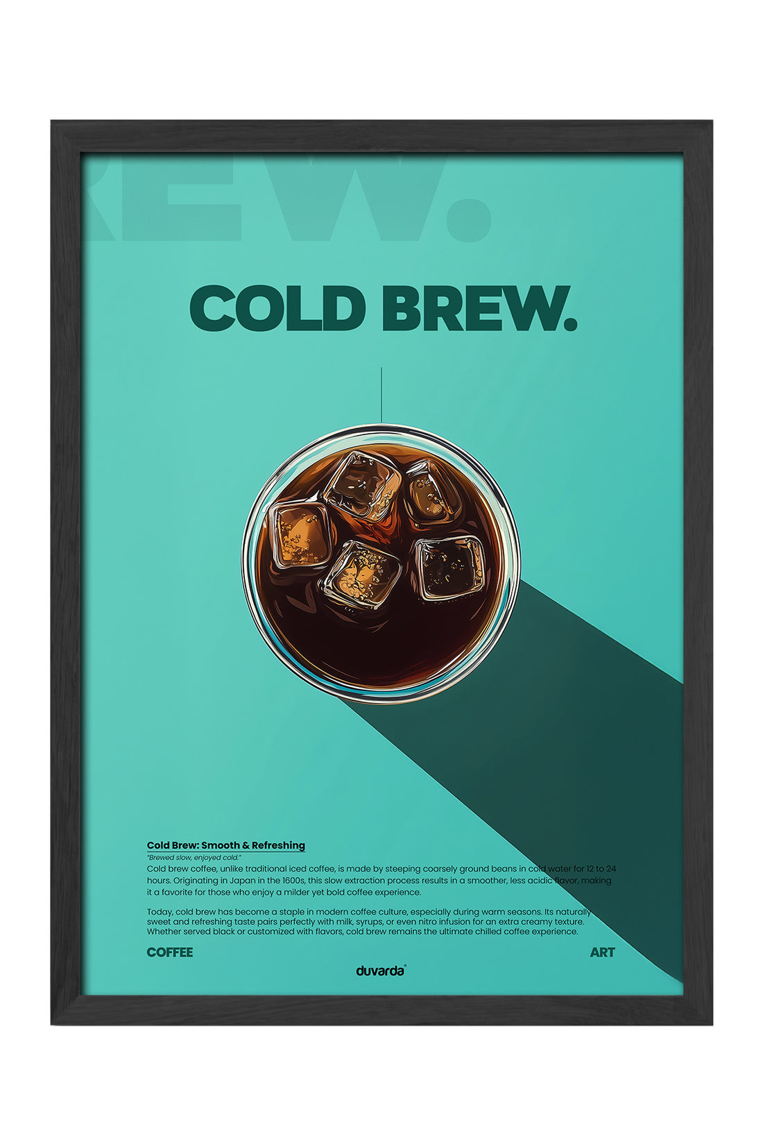 Cold Brew Kahve - tablo
