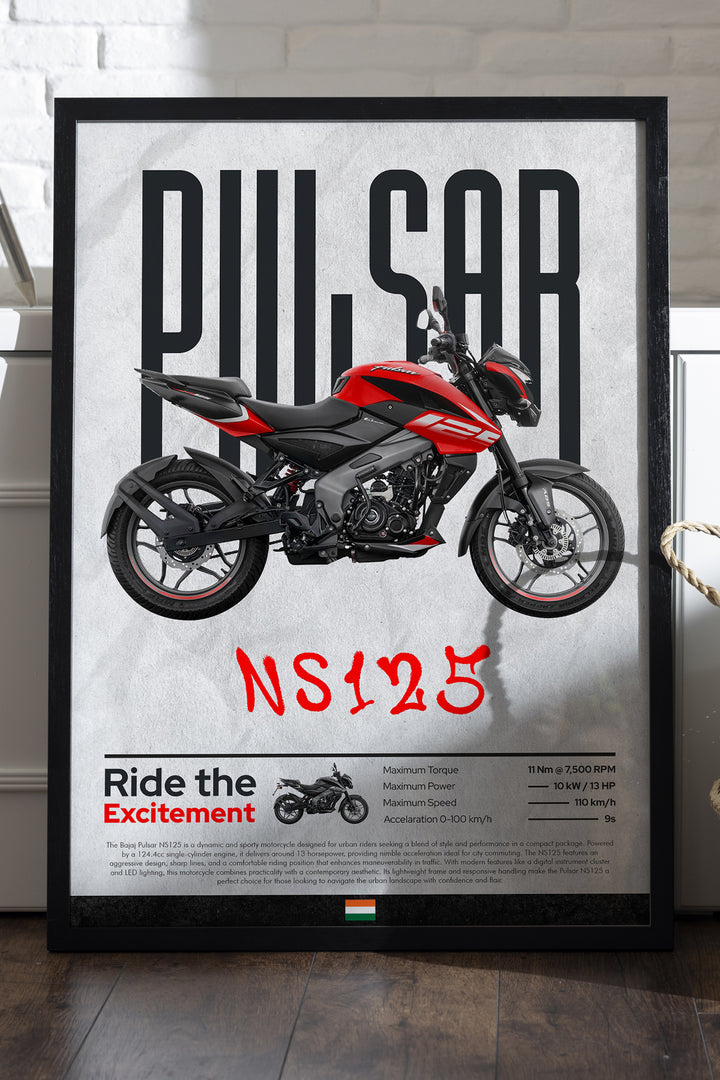 Bajaj Pulsar NS 125 Kırmızı