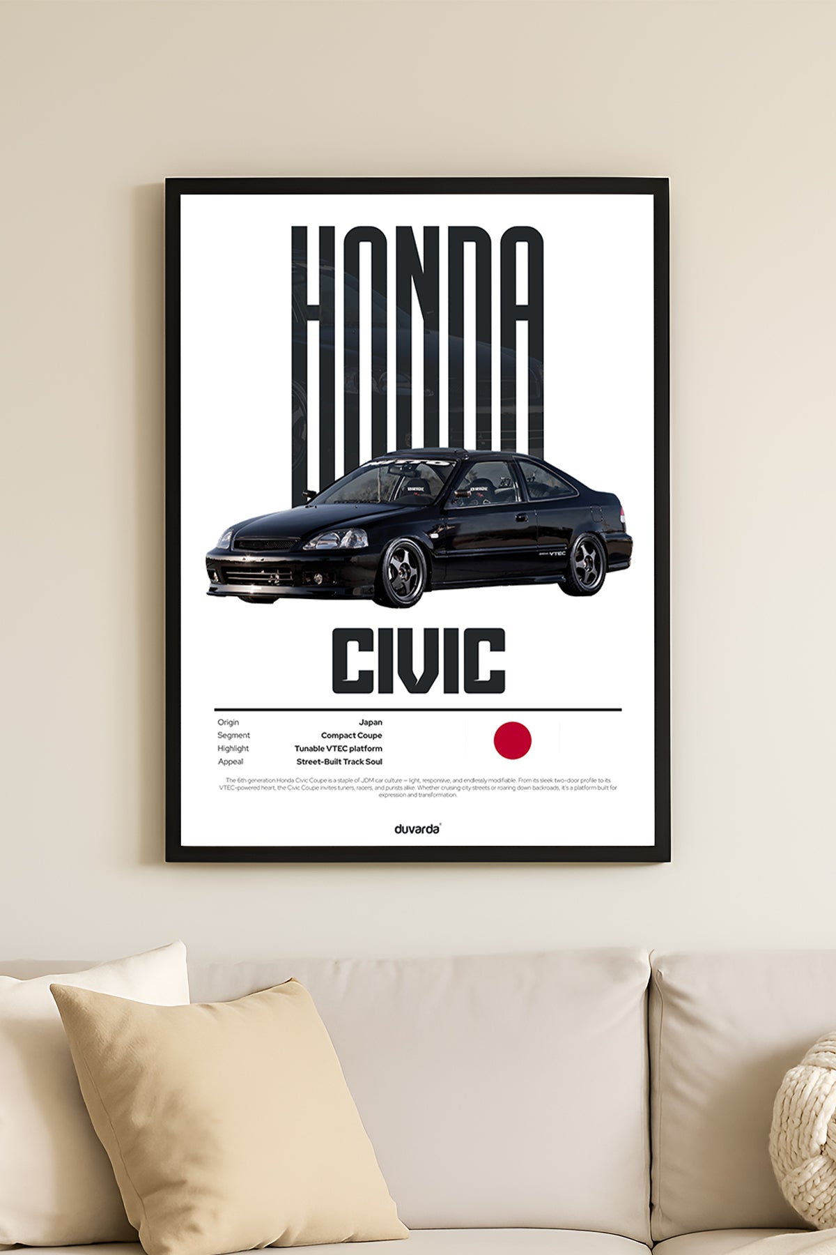 Honda Civic Araba - tablo