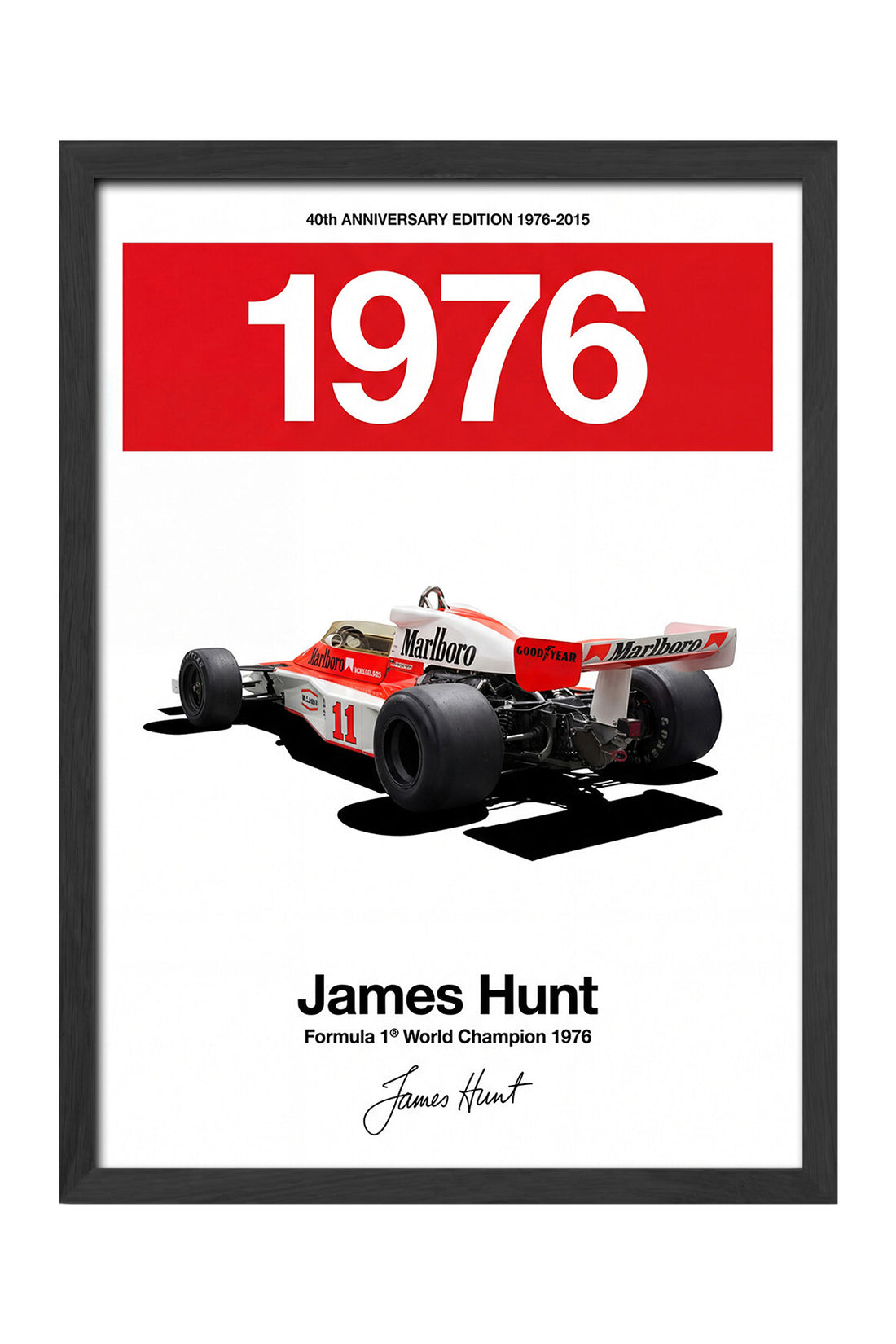 James Hunt 1976 - tablo