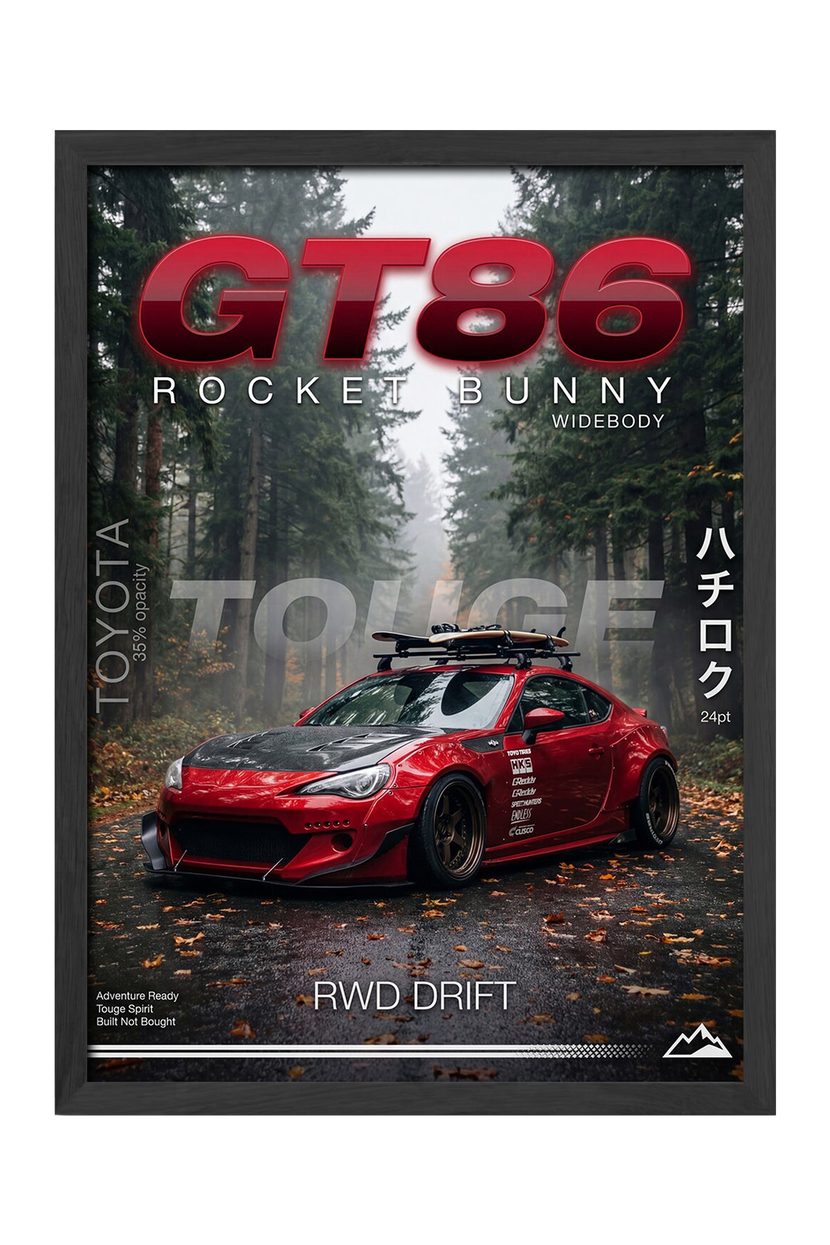 Toyota GT86 - tablo