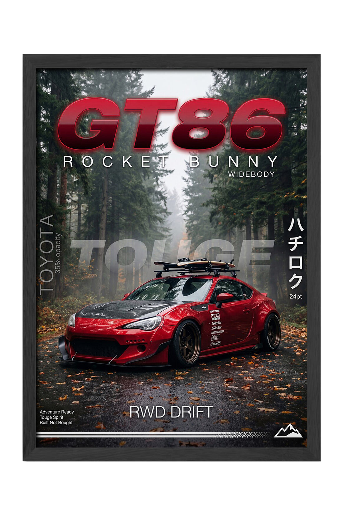 Toyota GT86 - tablo