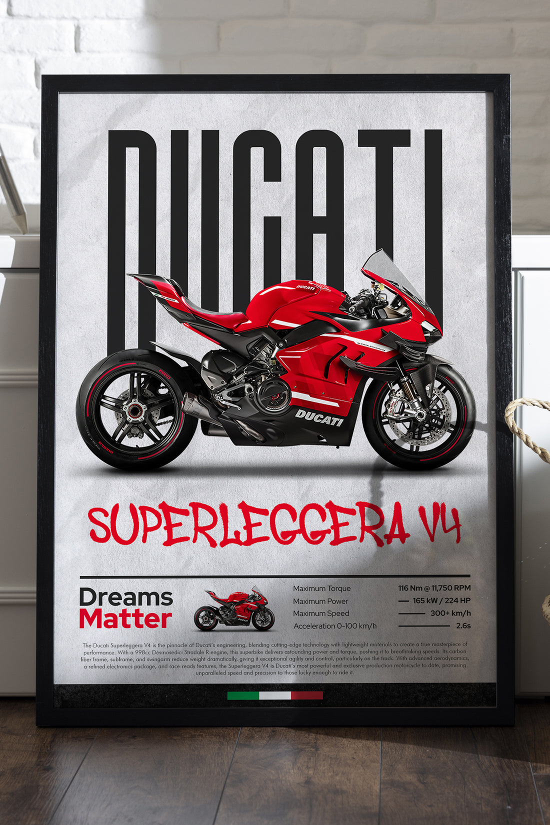 Ducati Superleggera V4 - tablo