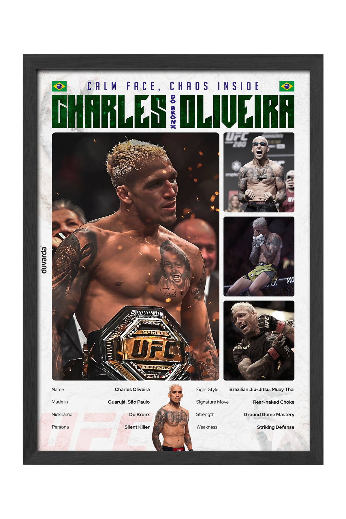 Charles Oliveira UFC - tablo