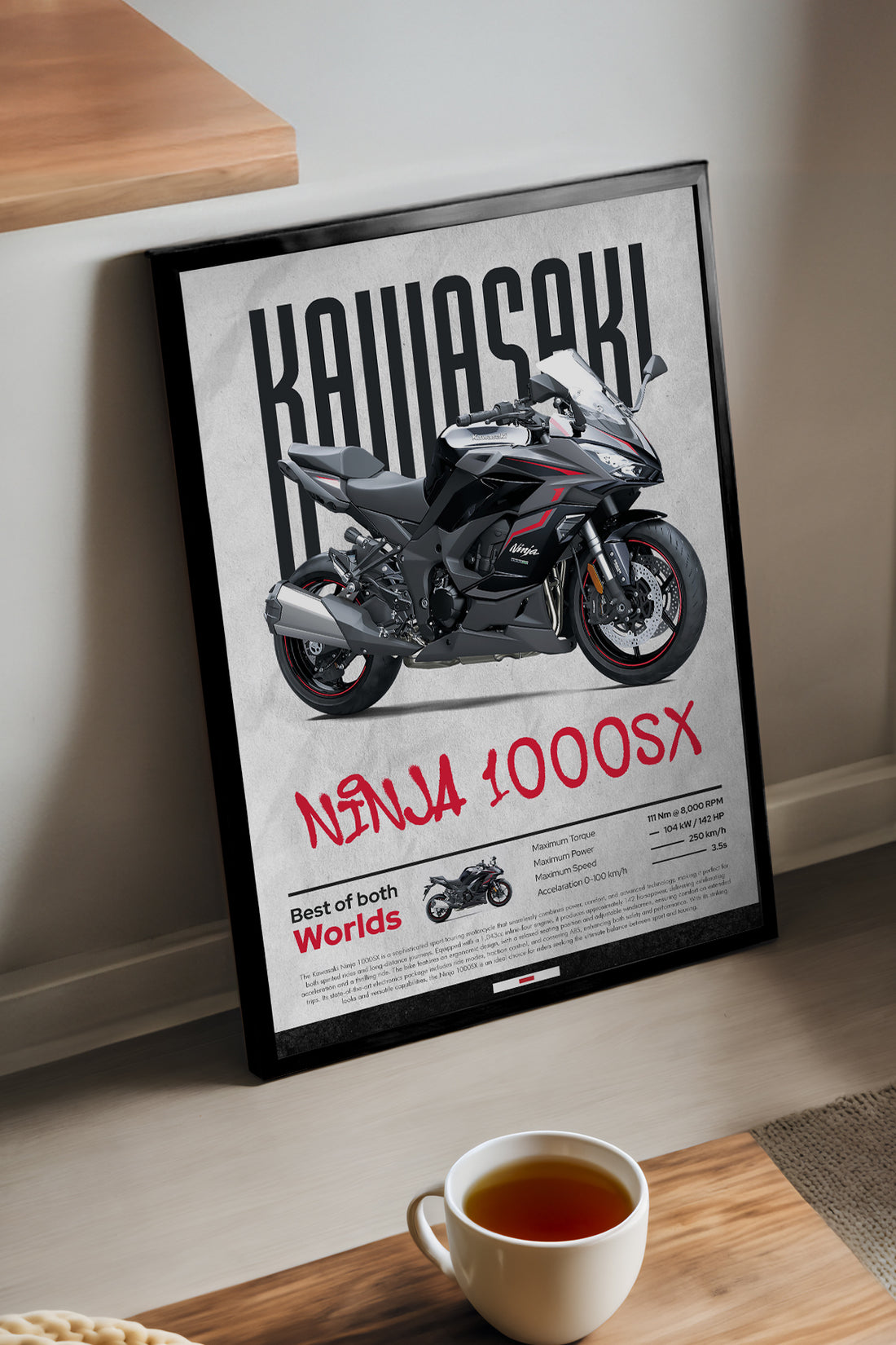 Kawasaki Ninja 1000 SX - tablo