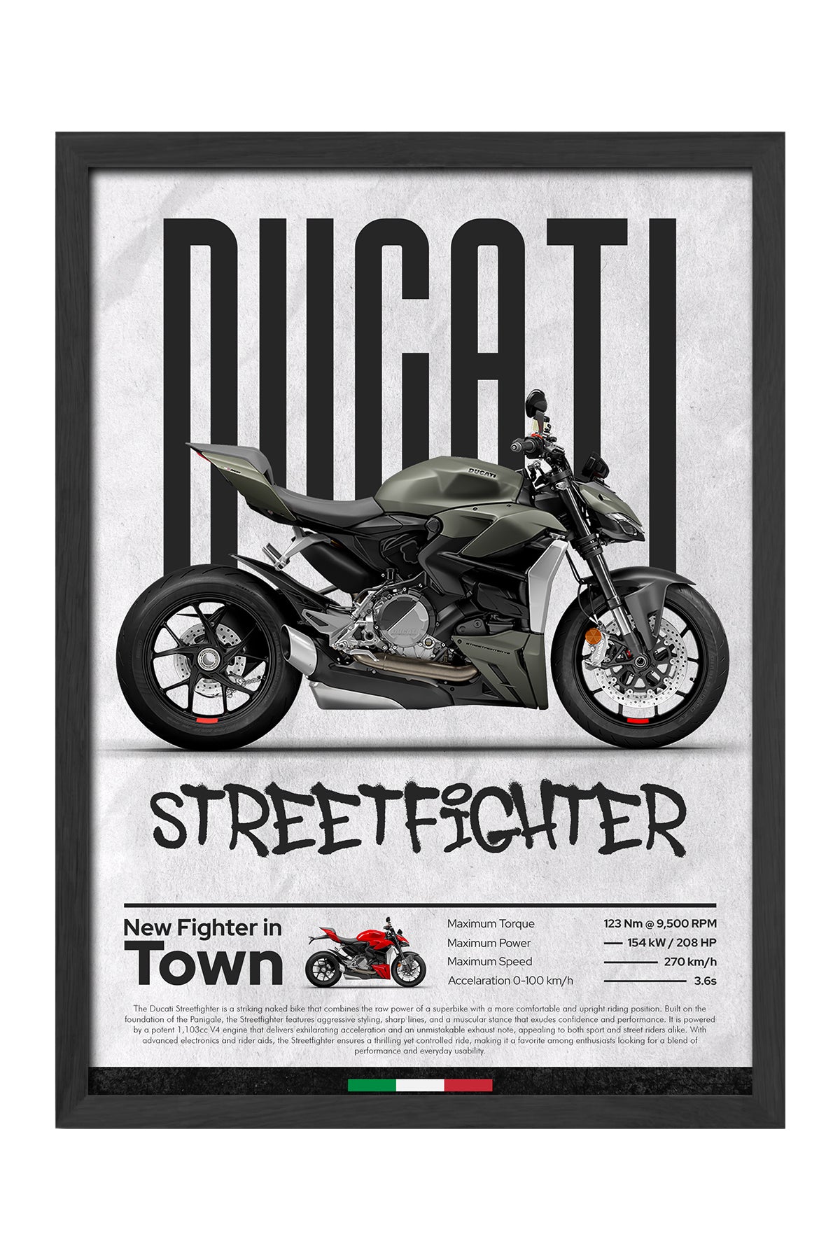 Ducati Street Fighter - tablo
