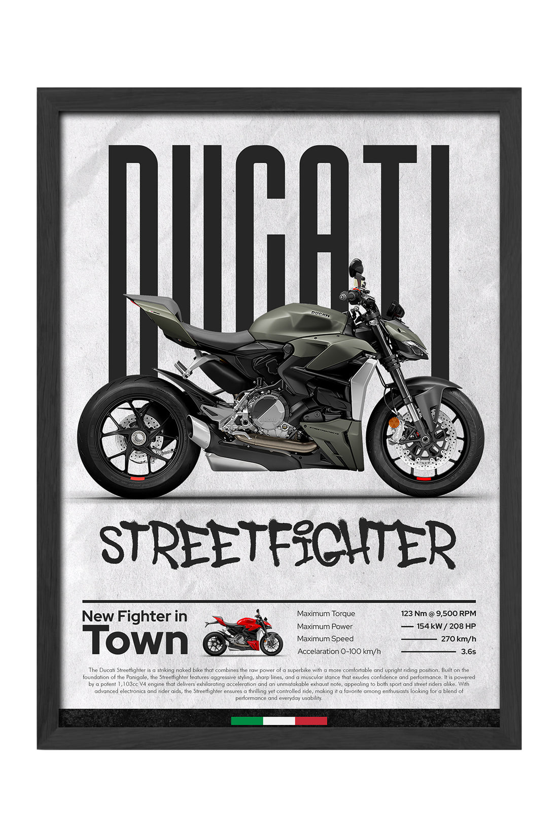 Ducati Street Fighter - tablo