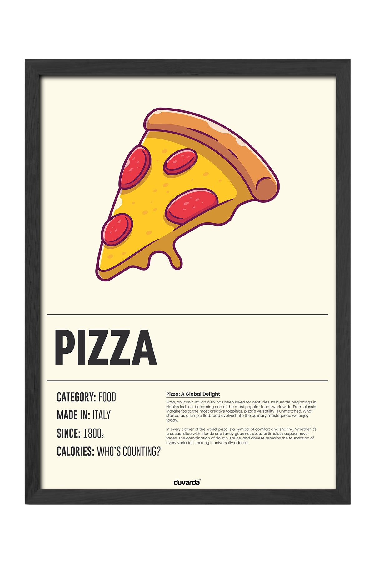 Pizzza Siyah