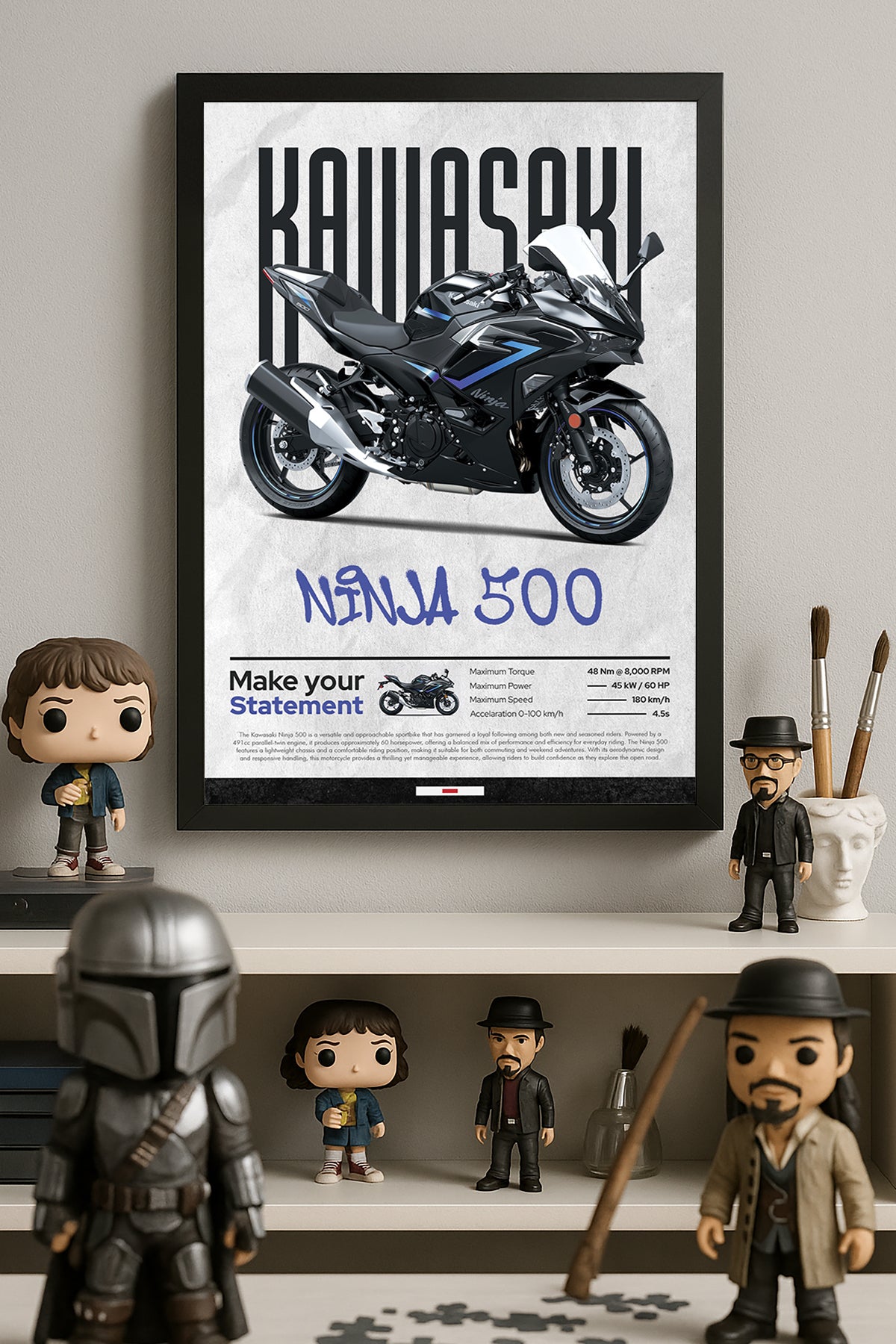 Kawasaki Ninja 500 - tablo