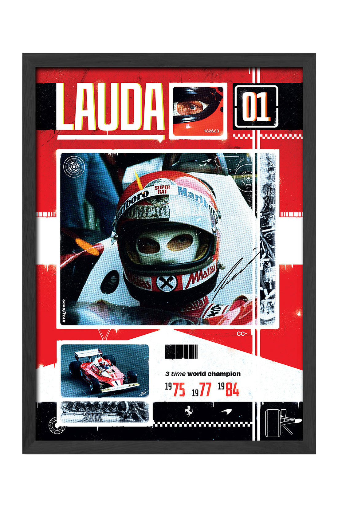 Niki Lauda Formula 1 - tablo